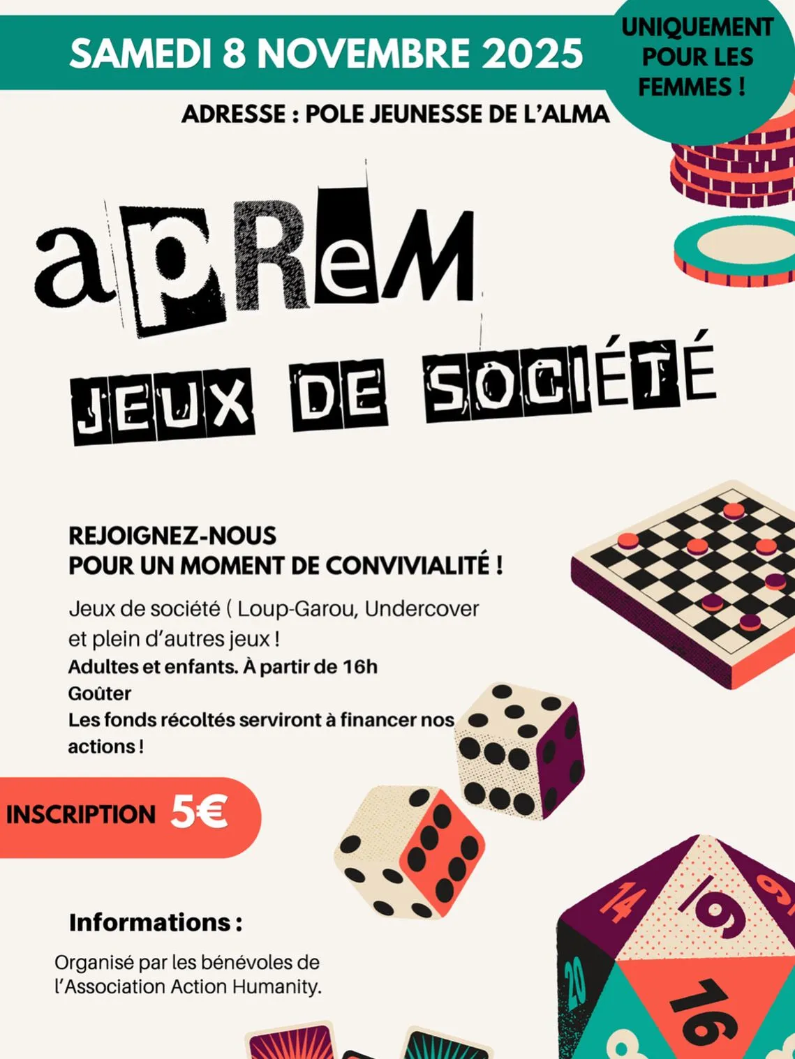 Après-midi jeux de société Féminin (2025)