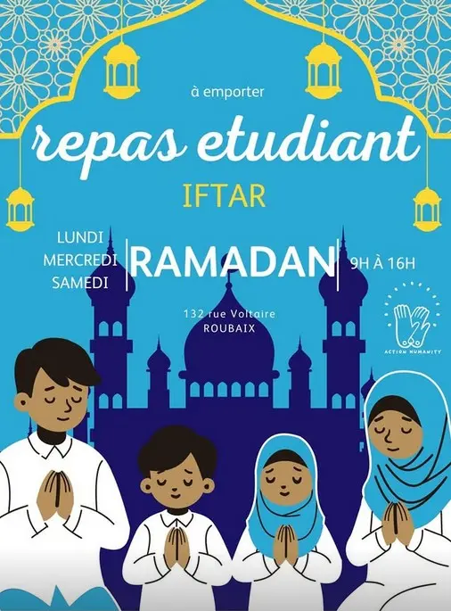 Repas solidaires pour les étudiants pendant le Ramadan – 2025